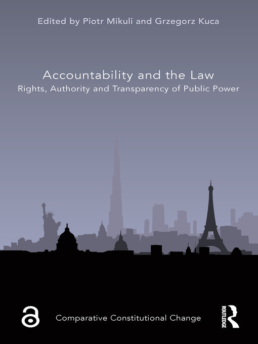 Title details for Accountability and the Law by Piotr Mikuli - Available